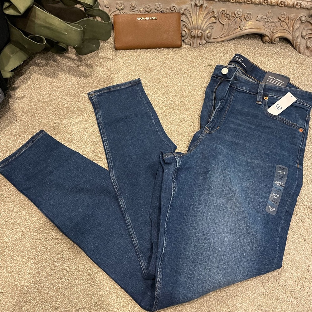 Gap high waisted skinny jeans brand new